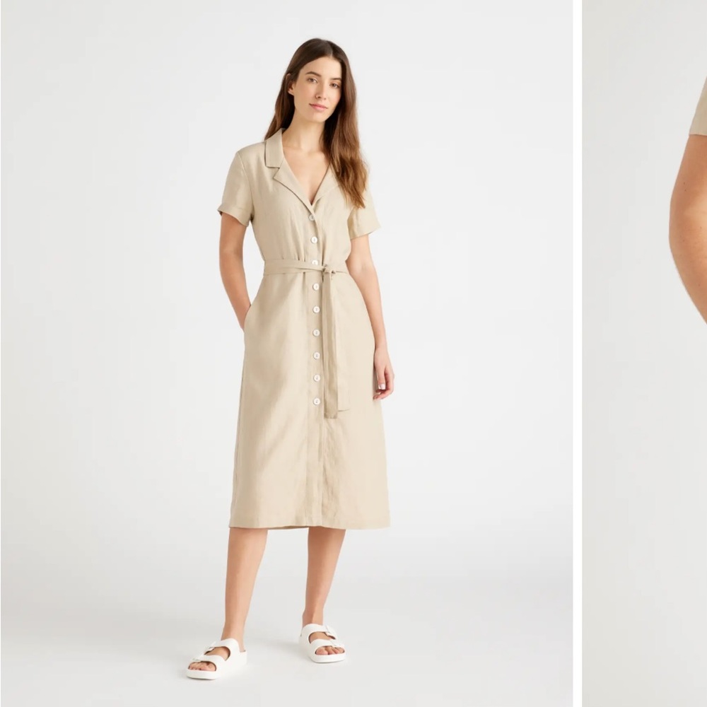 Quince European Linen Dress